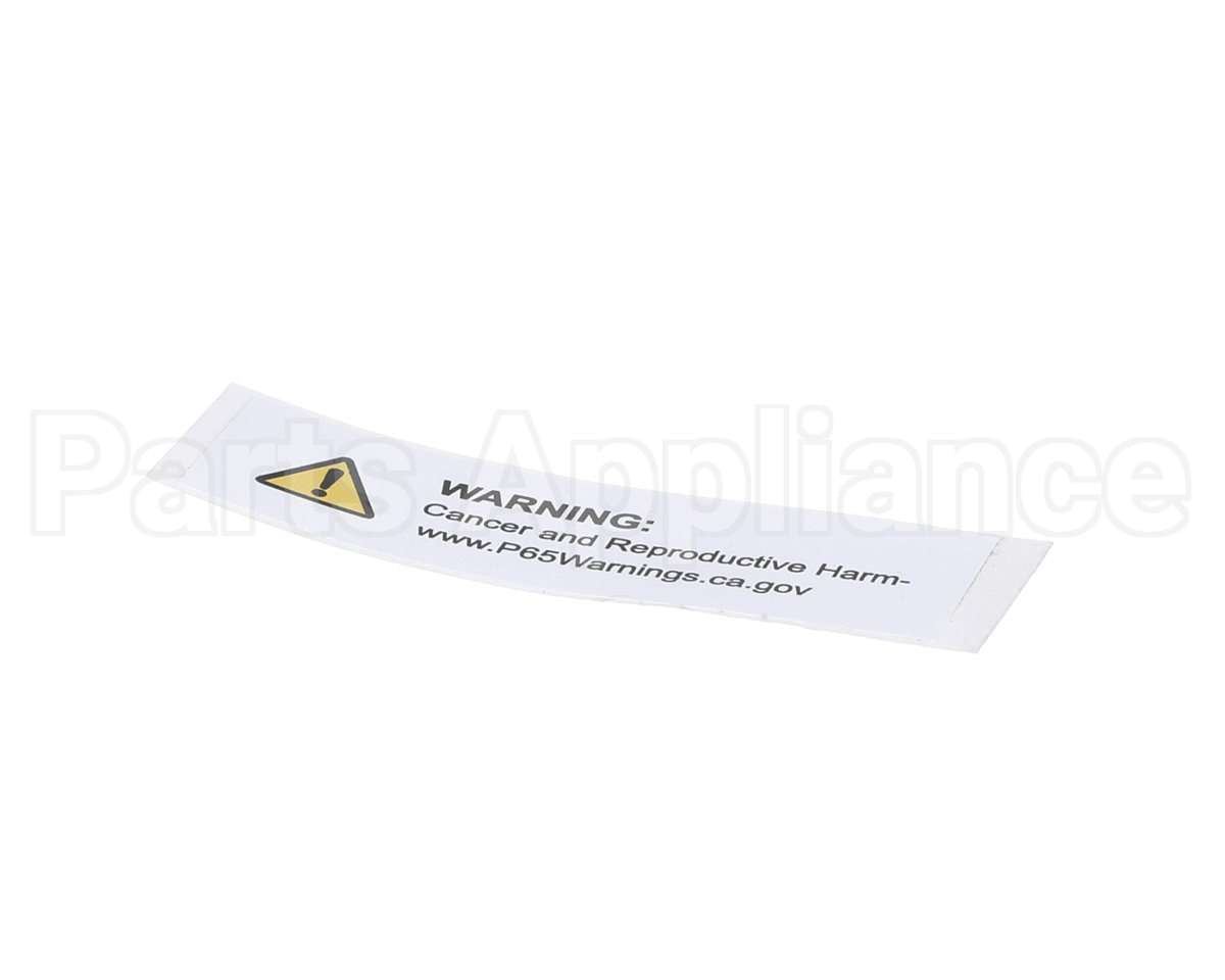 04.IP0368.001 Grindmaster Cecilware """Proposition 65"" Sticker"