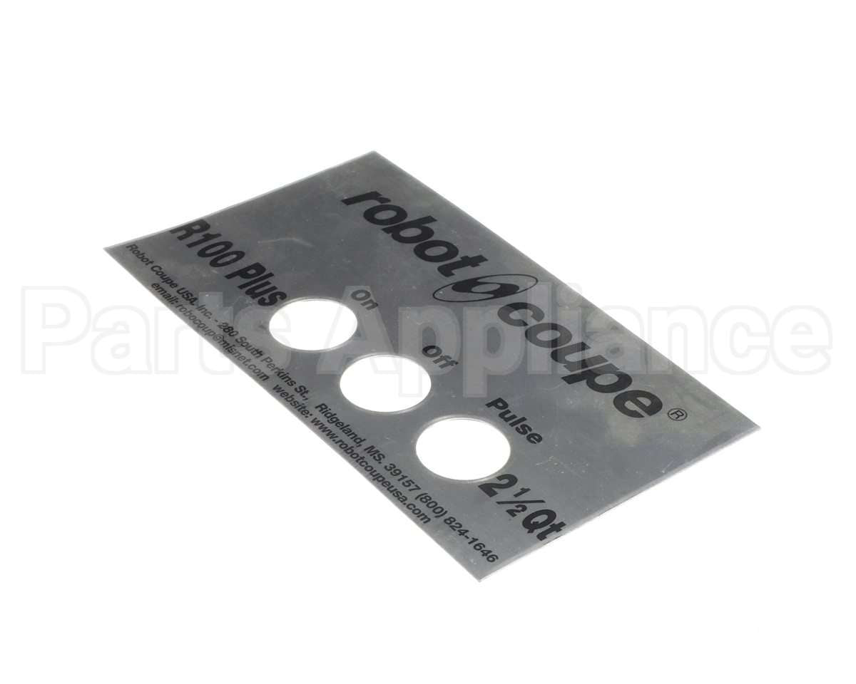 0407677 Robot Coupe Front Plate R100 Plus V2