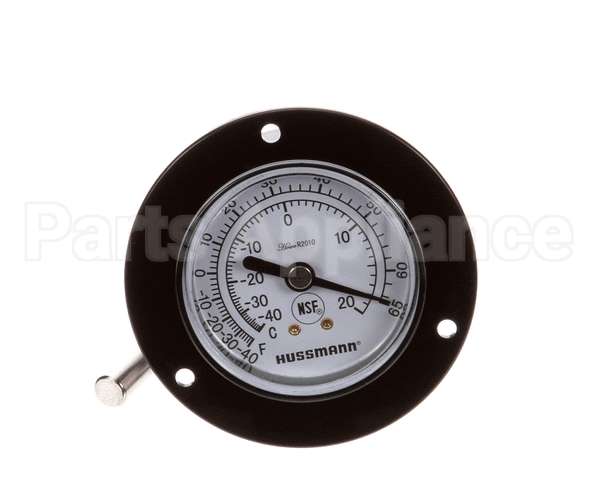 0443313 Hussmann Thermometer-2 Dial Black