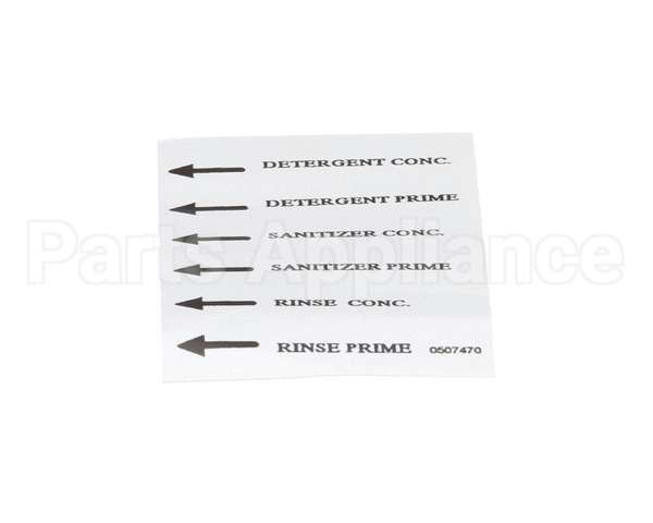 0507470 Champion - Moyer Diebel Label, Injector Prime Df/Sw