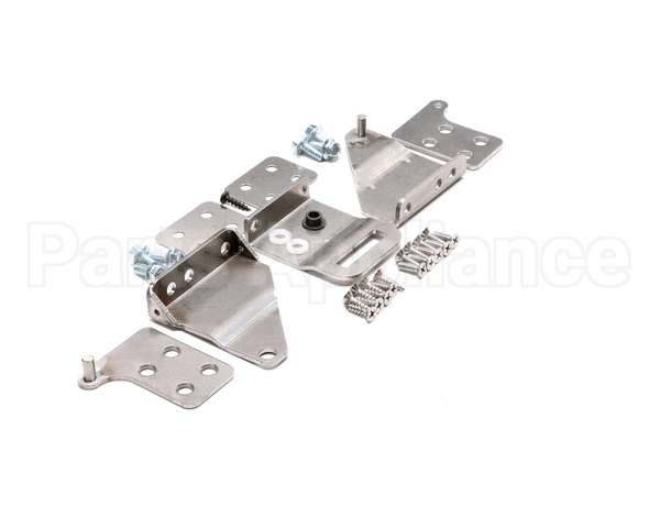06006597 Glastender Hinge Set And Brackets For Wood Doors, 1