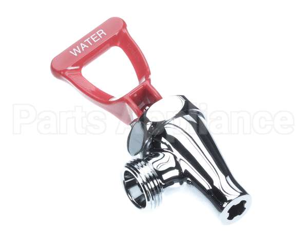 07094.0100 Bunn Faucet Assy, Red Hdl Crm Self