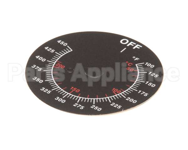 08-5839 Market Forge Label Dial Temp