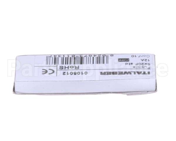 0C8375 Electrolux Professional Fuse; 250V 12A 5X20Mm; Set 10Pcs