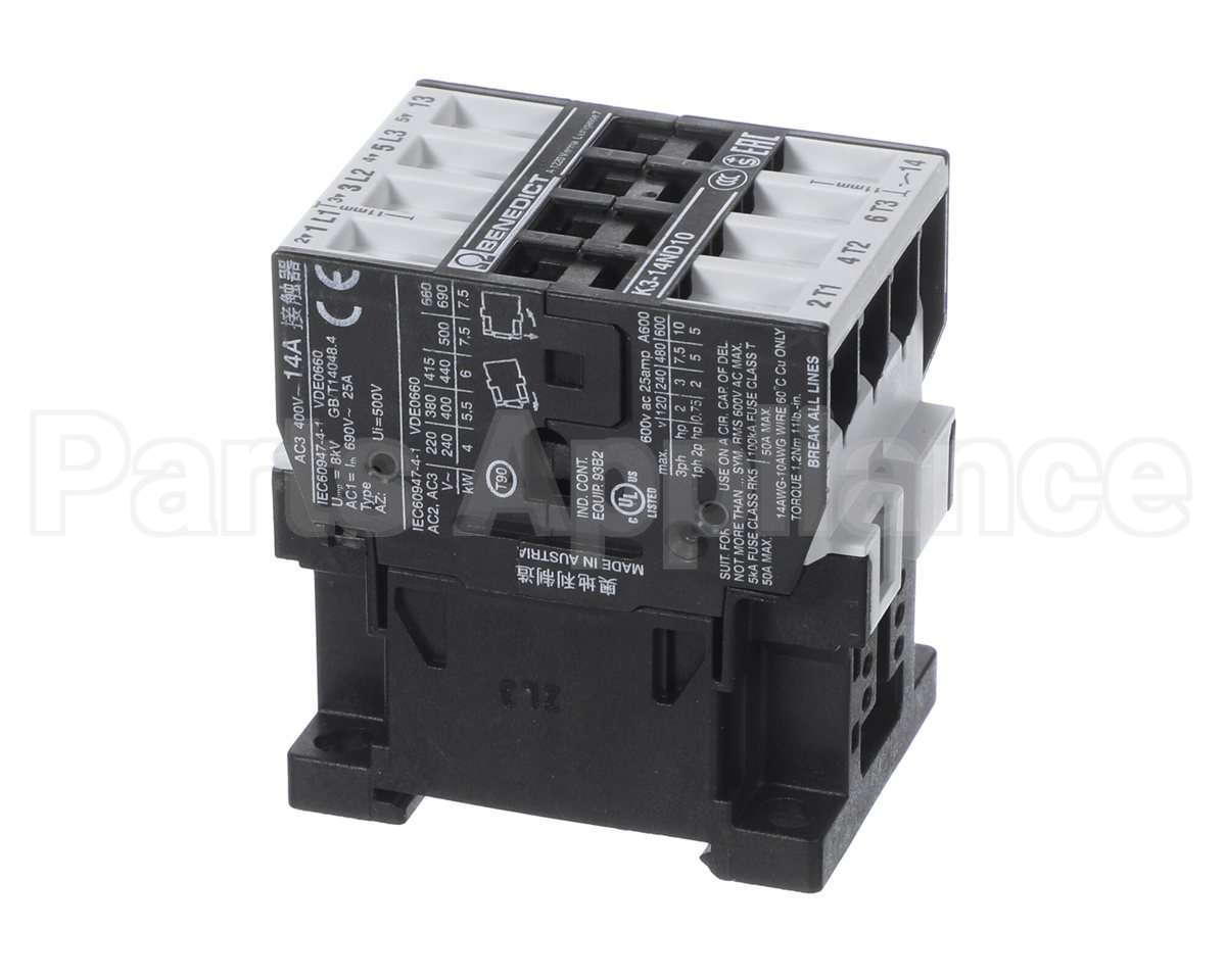 0L0354 Electrolux Professional Contactor; 220-240V 50Hz/240-264V 60Hz