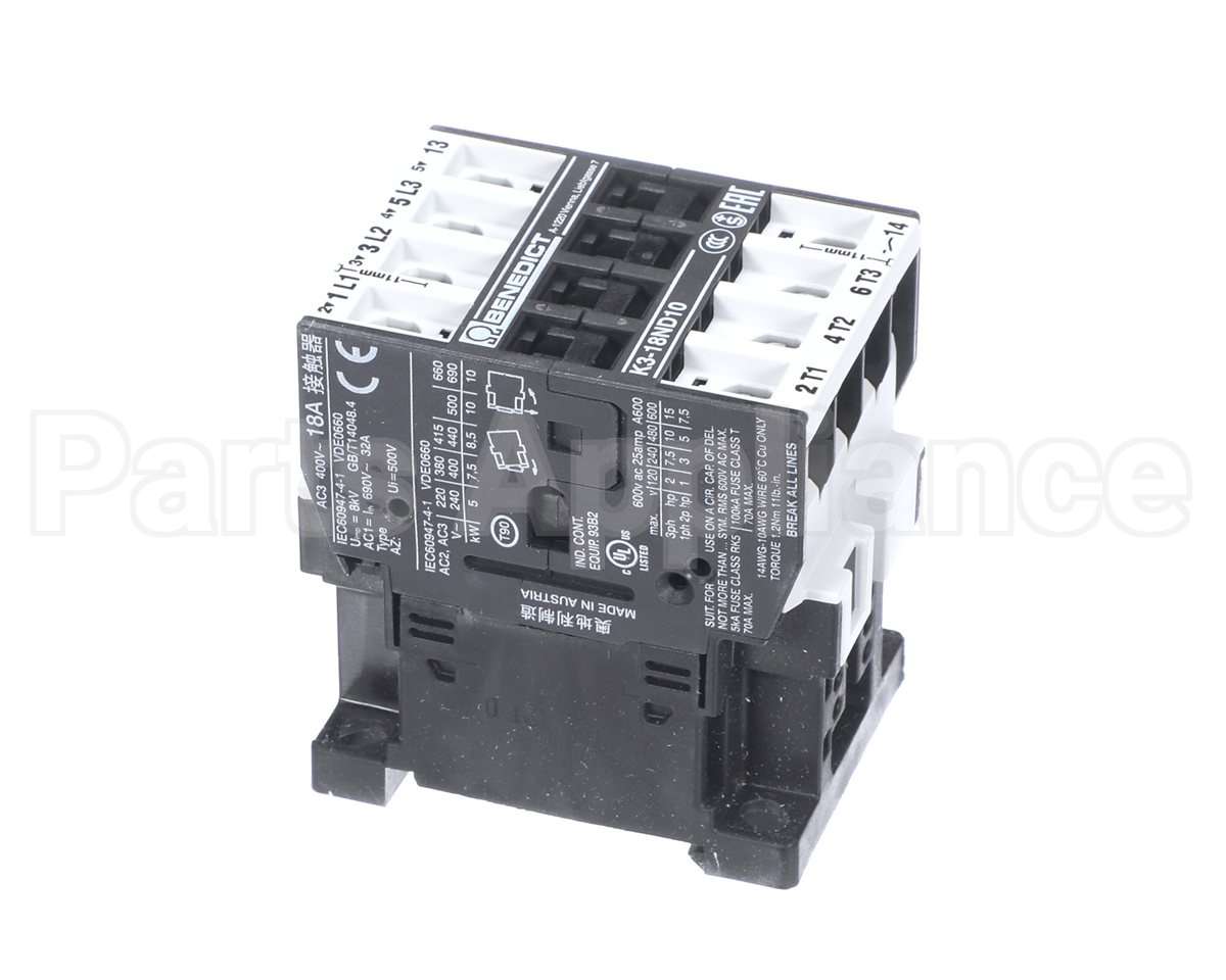 0L2057 Electrolux Professional Contactor; 220V/60 Hz; K3-18 A10