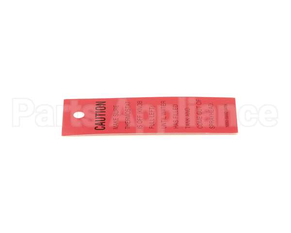 10003.0000 Bunn Tag, Thermostat-Red