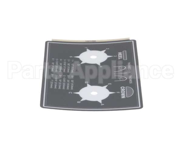 1001069 Antunes Label, Dial Compression
