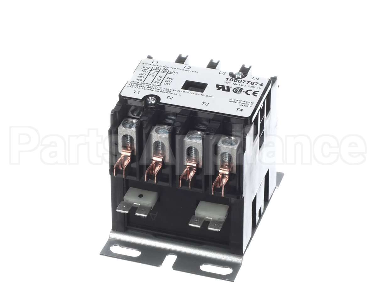100110094 Lochinvar 4-Pole 50A 120V Contactor