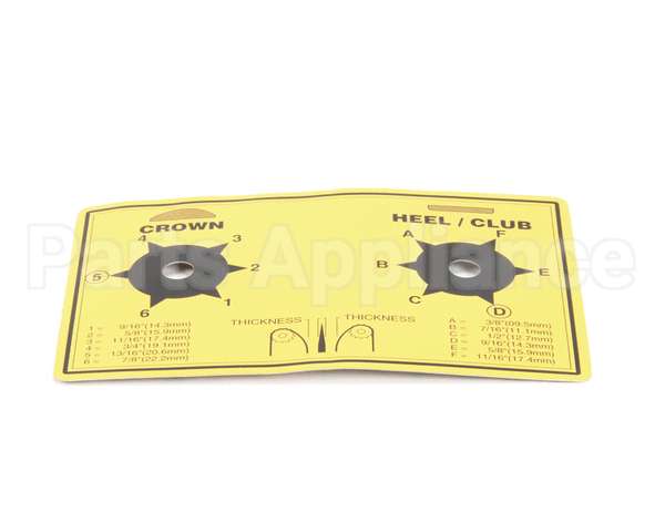 1001118 Antunes Label, Dial Compression