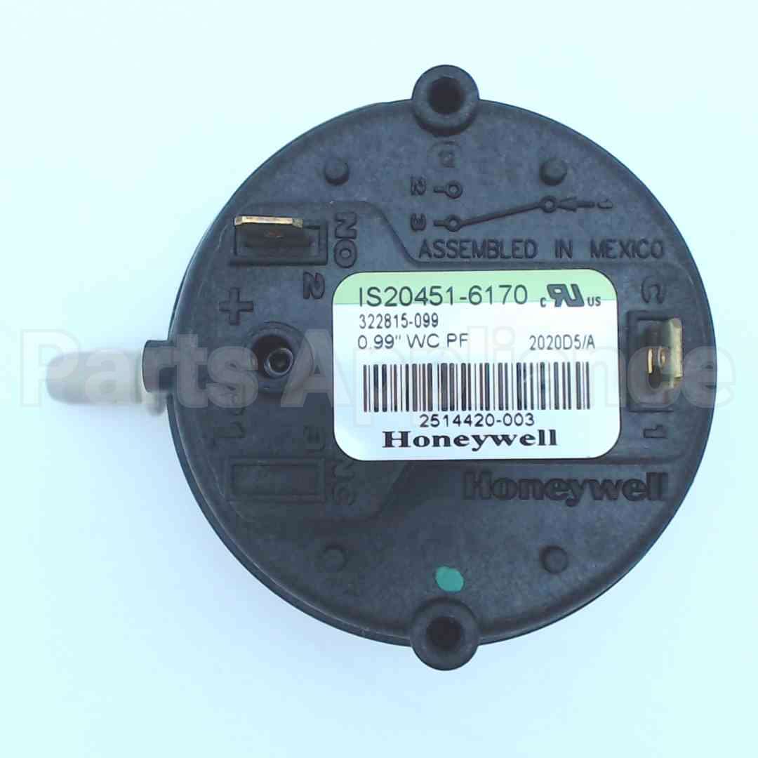 100112660 Lochinvar & A.o. Smith 0.99" Pressure Switch