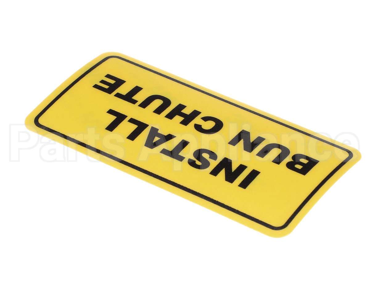 1001551 Antunes Install Bun Chute Decal