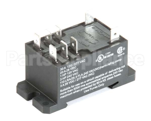 101279 Turbochef Relay, Sealed,2P, Dt, 30Amp, Class F, Ul
