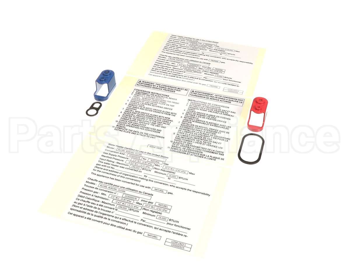 103000076 Rinnai Conversion Kit