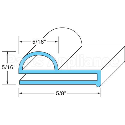 10310-02 Compatible Silver King Gasket, Hopper 9" X 17 3/4"