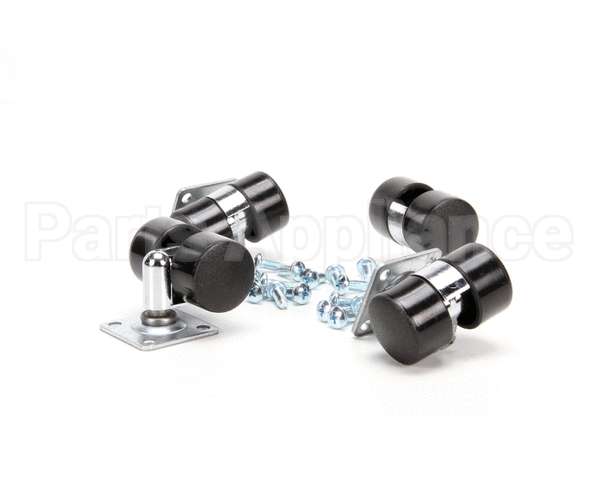 10314-01 Silver King Kit Casters 1 7/16 Wh/1 3/4 Th