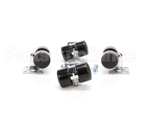 10314-01 Silver King Kit Casters 1 7/16 Wh/1 3/4 Th