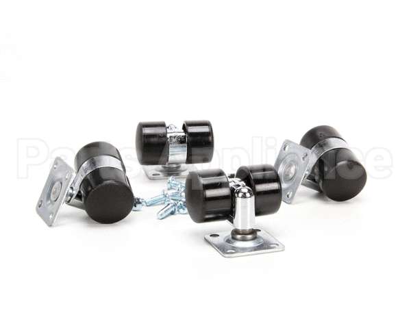 10314-01 Silver King Kit Casters 1 7/16 Wh/1 3/4 Th