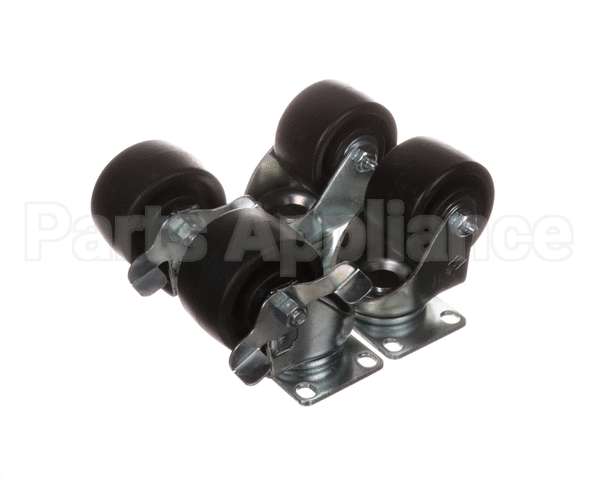 10314-102 Silver King Kit Caster Plate 3 In Wh/4 In