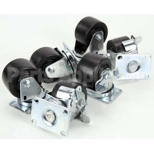 10314-91 Compatible Silver King Caster Plate Kit 3 Wh/4 Th Hd