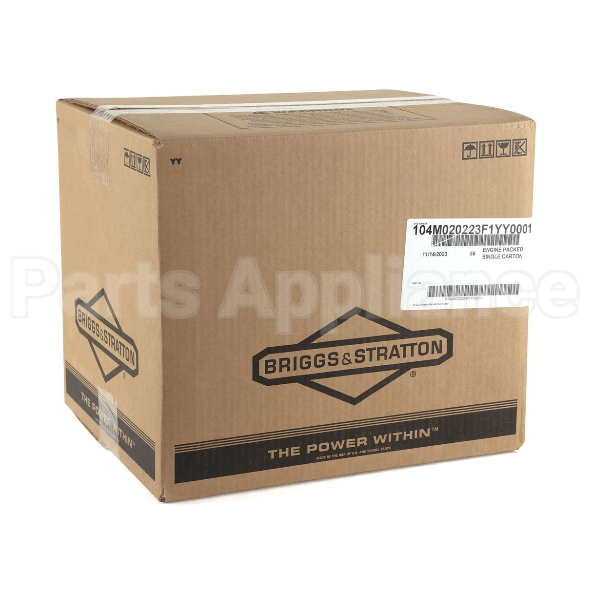 104M02-0223-F1 Briggs & Stratton Engine Packed Single Carton