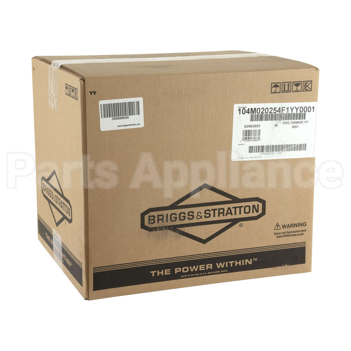 104M02-0254-F1 Briggs & Stratton Engine Packed Single Carton