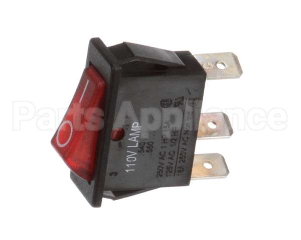 1058.00006.00 Fetco Switch, Power, Rocker Red, Ill