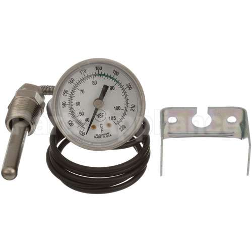 108391 Compatible Champion Rinse Thermometer 2, 100-220F, U-Clamp