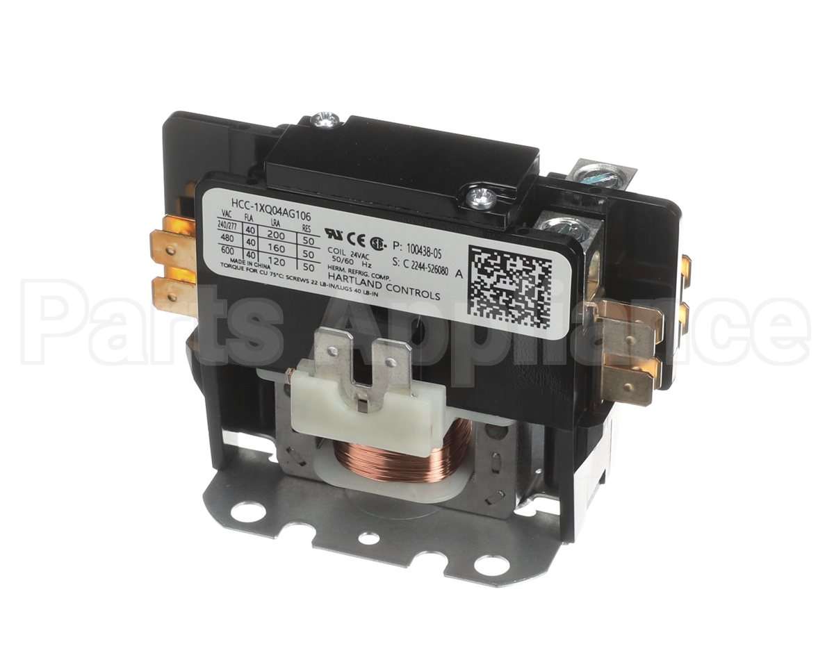 10F74 Lennox Contactor, Spst N.o., 24 Volts, 40 Amps