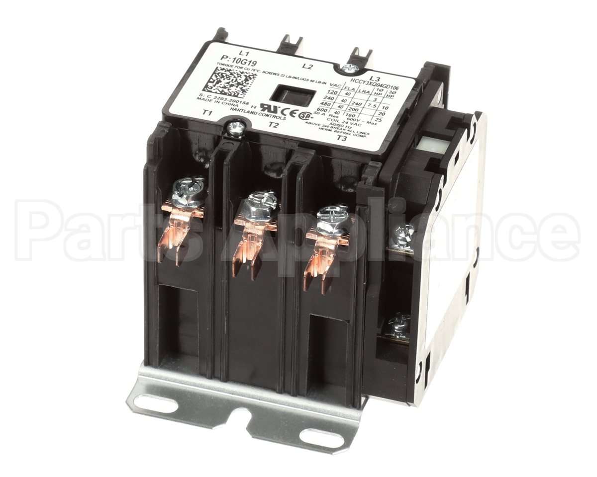 10G19 Lennox Contactor, 3Pdt, 24 Volts, 40 Amps