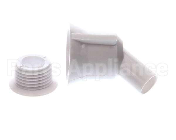 11-01895 Master-Bilt Drain Flange With Adapter, Whi