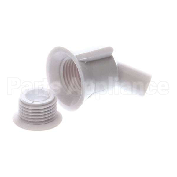 11-01895 Compatible Master-Bilt Drain Flange With Adapt Er, Whi