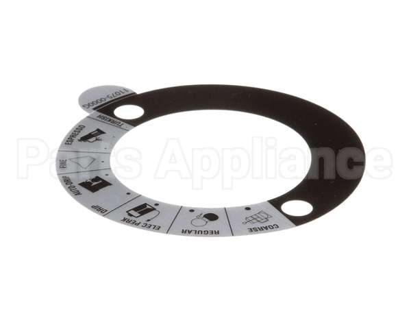11075.0000 Bunn Decal, Grind Select-Dial