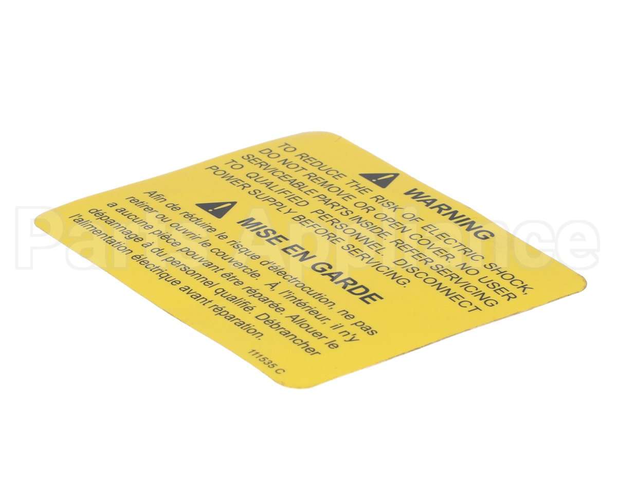 111535 Cleveland Label; Warning Power Disconnec