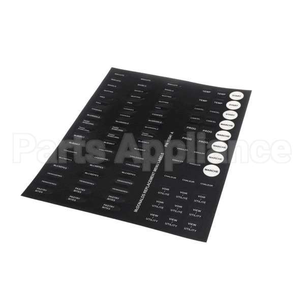 113541 Compatible Garland Mcdonalds Replacement Me Nu Lab