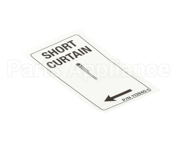 113940-1 Champion - Moyer Diebel Label Curtain Rl Short
