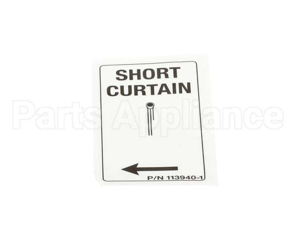 113940-1 Champion - Moyer Diebel Label Curtain Rl Short
