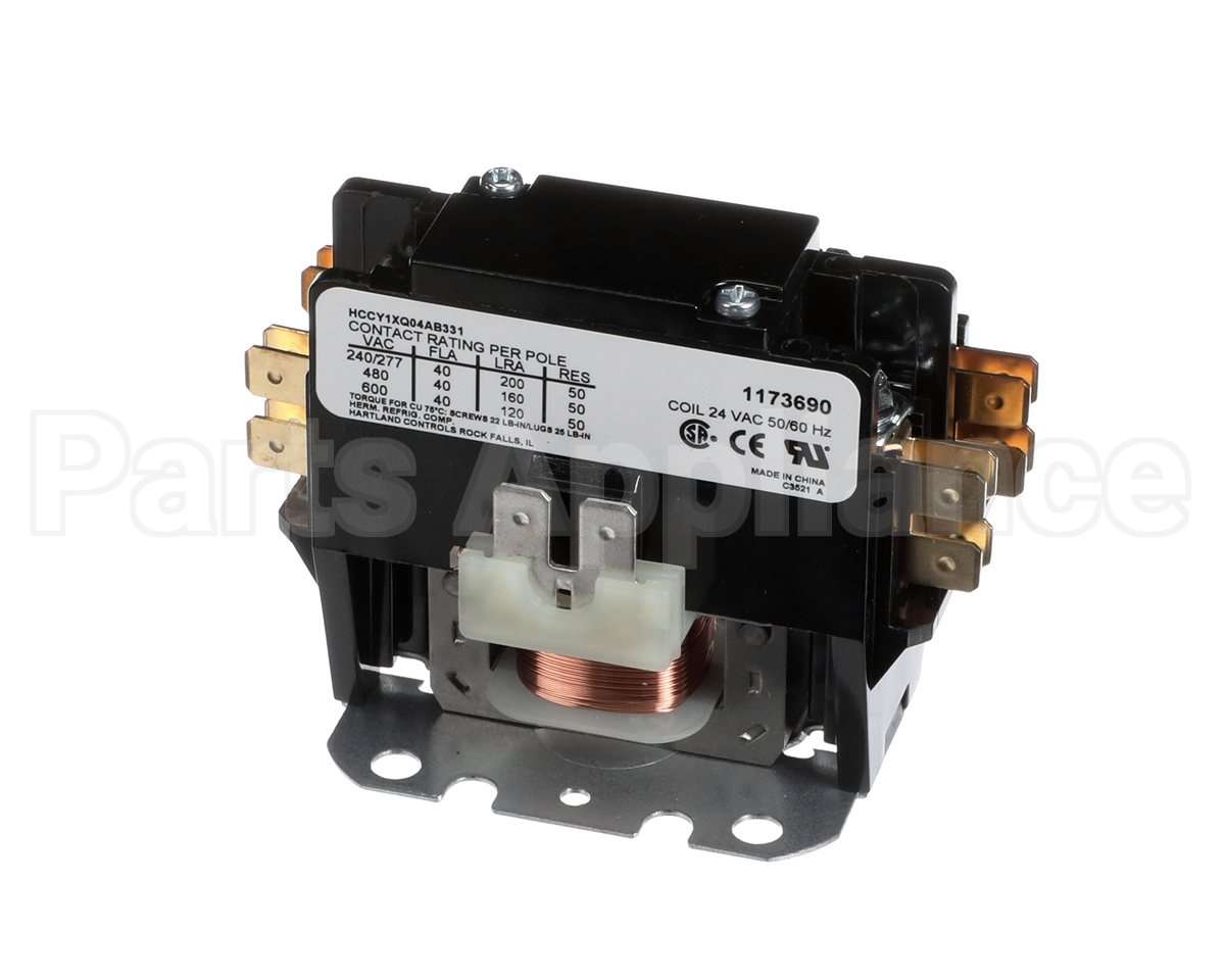 1173690 International Comfort Products 1P 24V 40A Contactor W/Shunt