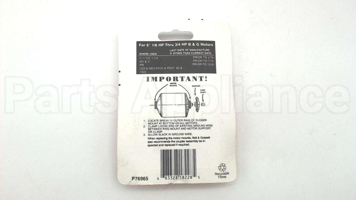 118228 Xylem-Bell & Gossett Motor Ring Set