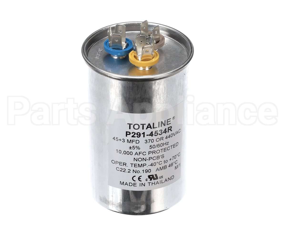 1186256 International Comfort Products 45/3Mfd 440V Rnd Run Capacitor