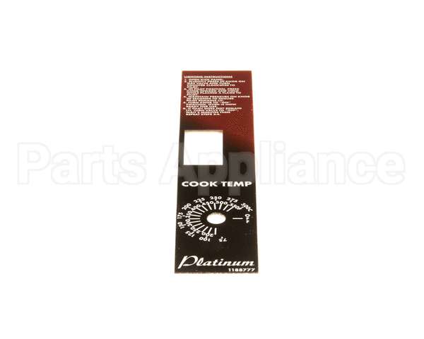 1188777 Southbend Range Polypanel, Plat Std Stnd Pilot