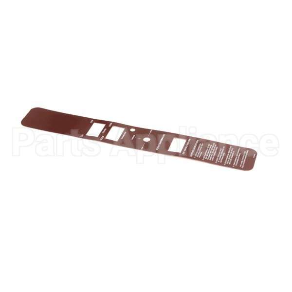 1195433 Compatible Southbend Overlay, Control Panel, Gas, Wendy"S