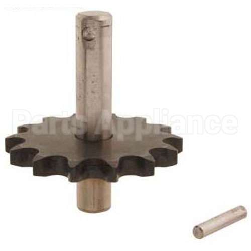 12436 Compatible Ultrafryer Sprocket, Shaft, 14 Tooth, Sifter