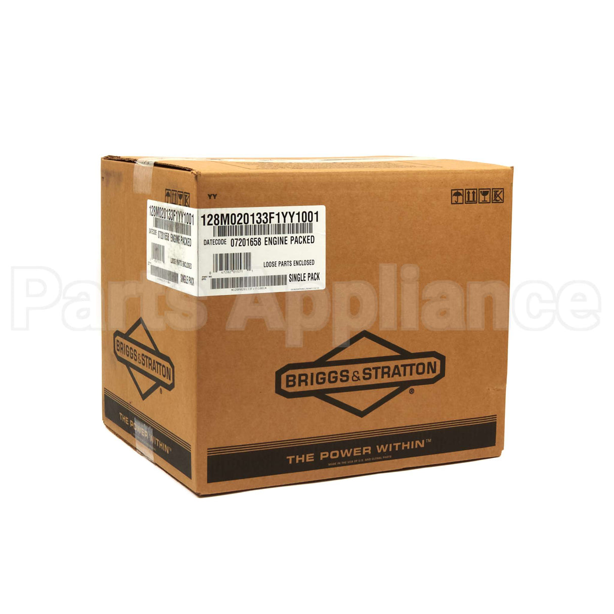 128M02-0133-F1 Briggs & Stratton Engine Packed Single Carton