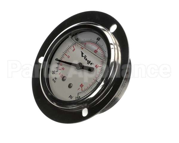 12D2590G08 Vogt Ice Machines Gage, 2.5" Lqd Filled, 30"-150