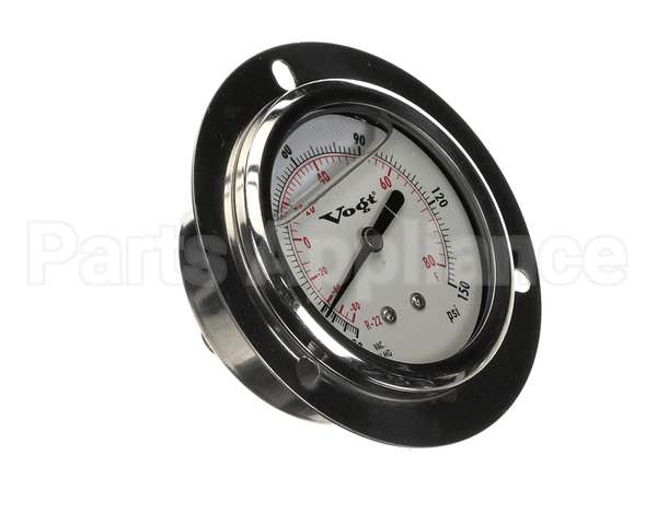 12D2590G08 Vogt Ice Machines Gage, 2.5" Lqd Filled, 30"-150