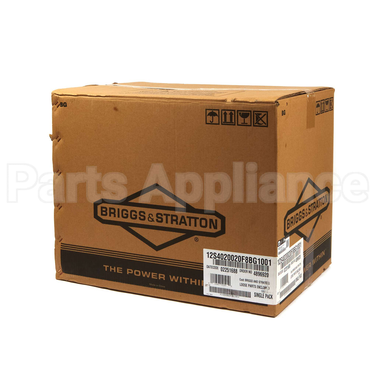 12S402-0020-F8 Briggs & Stratton Engine Packed Single Carton