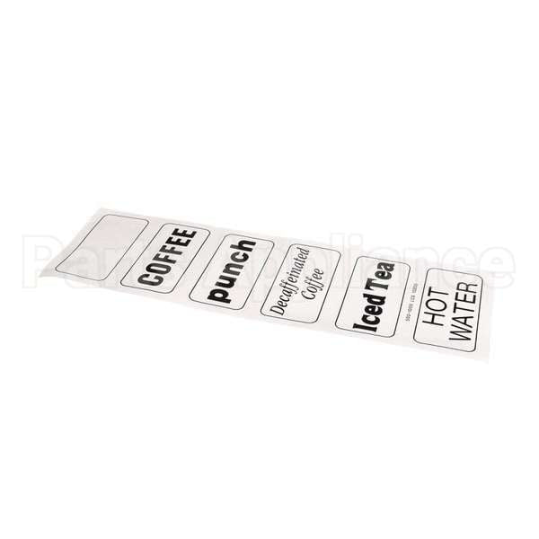 13200 Compatible Cambro Label Beverage Large