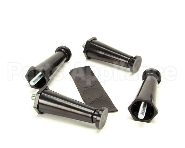 13255.0003 Bunn Kit, Leg-4.0 Adj Blk Plstc Flg