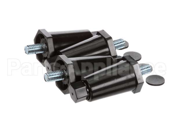 13255.0006 Bunn Kit,Leg-2.50 Adj Blk Plastic